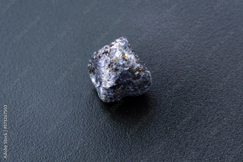 Natural mineral stone cordierite gemstone, geological collection raw crystal Natural mineral stone cordierite gemstone, geological collection raw crystal