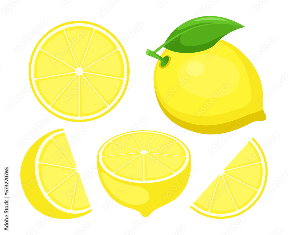 Fruit lemon isolated on white background Fruit lemon isolated on white background