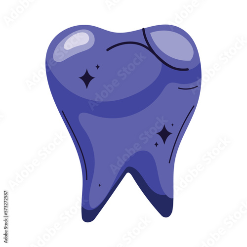 purple magic tooth esoteric concept