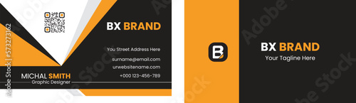 Minimal Corporate Business Card Design Template 