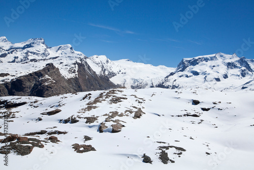 Snow mountain at Zermatt, Switzerland