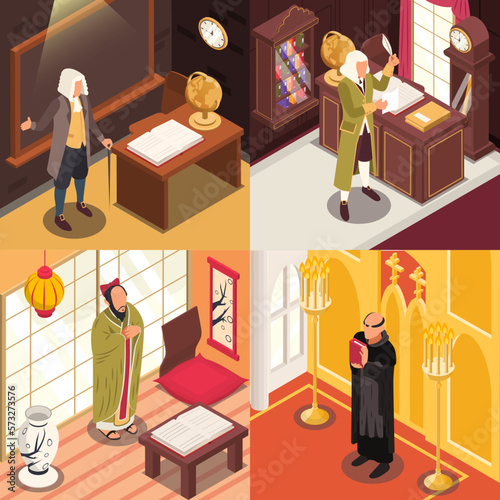 Famous Philosophers Compositions Set