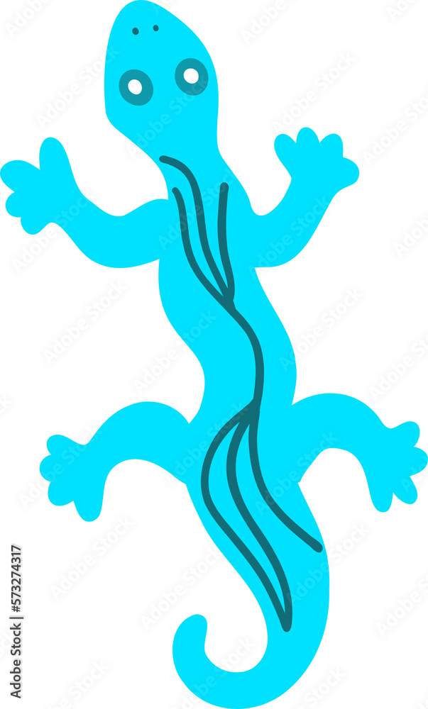 Fototapeta premium Blue lizard