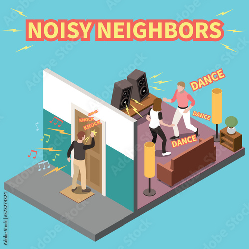Noisy Neighbors Isometric