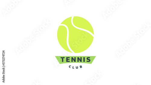 Tennis logo symbols  ,tennis ball Vector Illustration EPS 10