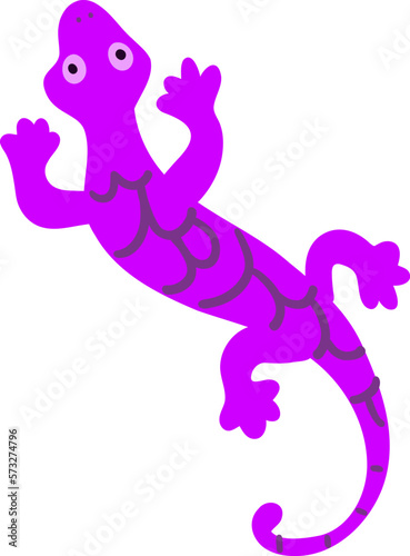 Purple lizard