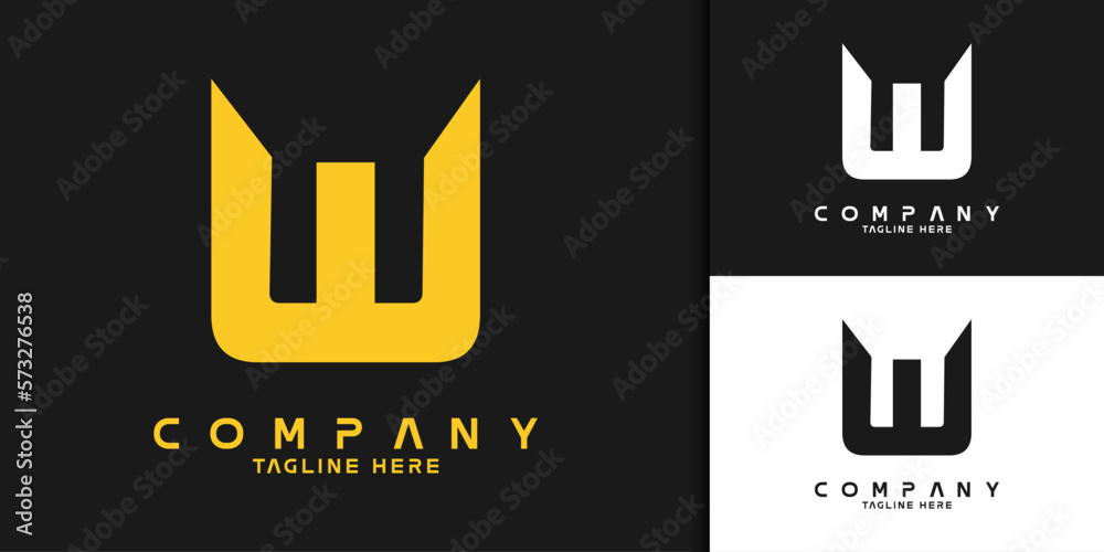 letter W logo vector design ,suitable for company logo, business logo ...