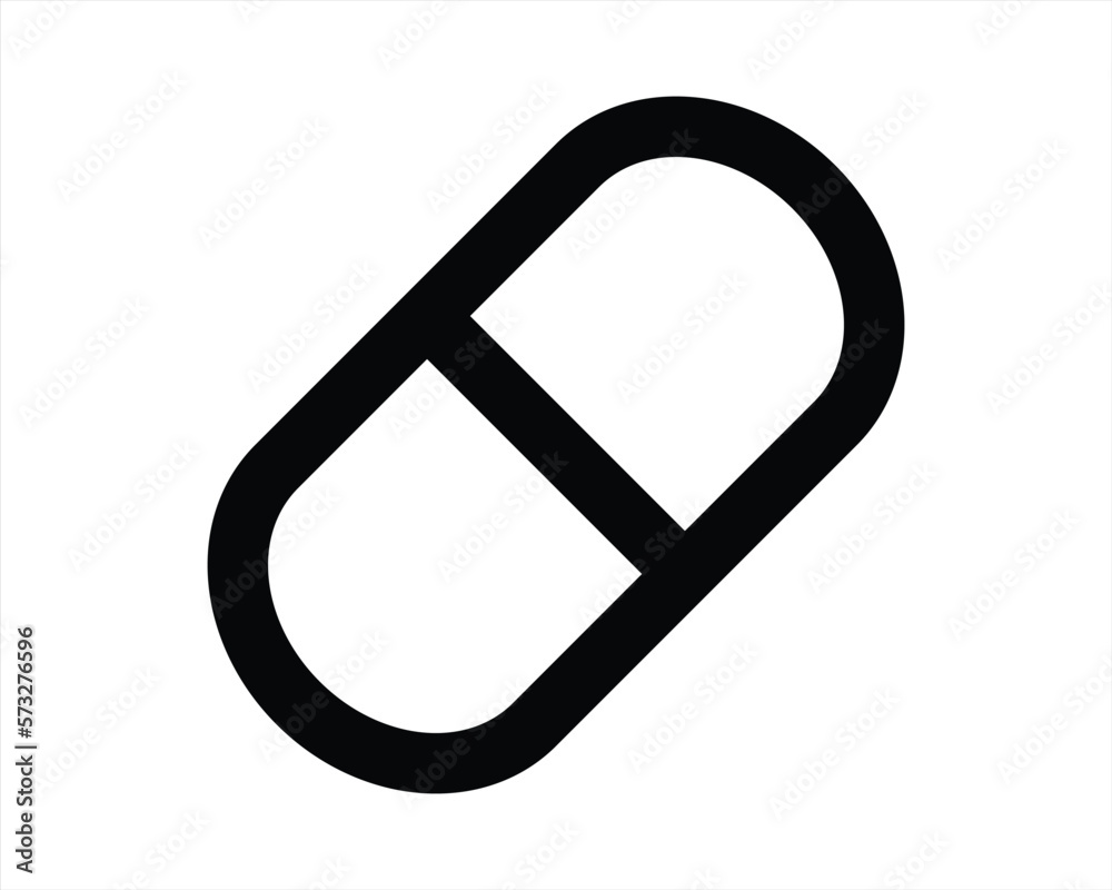 pill line icon pill line icon