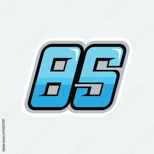 85 racing numbers