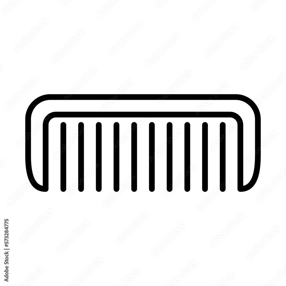 Comb Icon Logo Design Vector Template Illustration Sign And Symbol Pixels Perfect Comb Icon Logo Design Vector Template Illustration Sign And Symbol Pixels Perfect