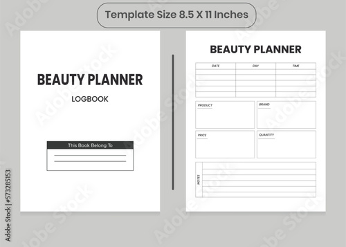 Beauty Planner and KDP Interior 