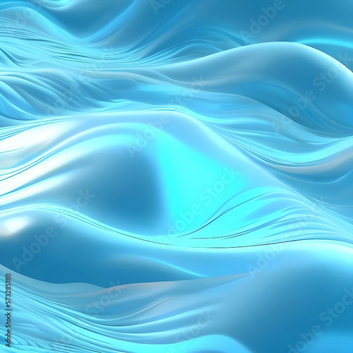 Blue wave holographic design background