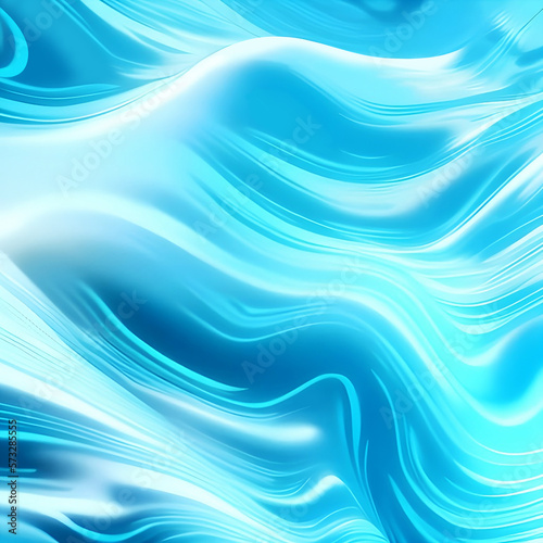 Blue wave holographic design background © V_Design_Creator