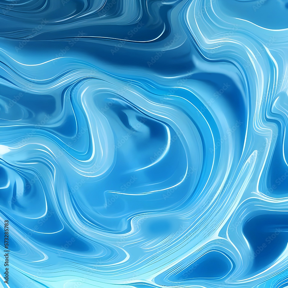 Blue wave holographic design background Blue wave holographic design background