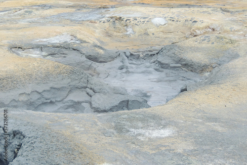 Iceland Frozen Volcano Erosion photo