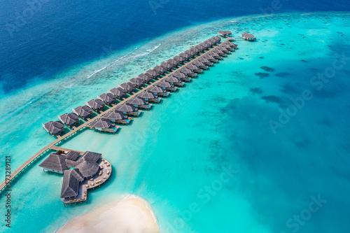Canvas Print Maldives paradise island