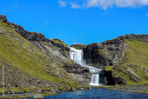 Barnafossar Waterfall Iceland