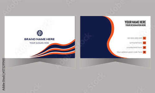Creative modern name card and business card. Modern Business Card - Creative Set of modern business card print templates. Personal visiting card with company logo. 