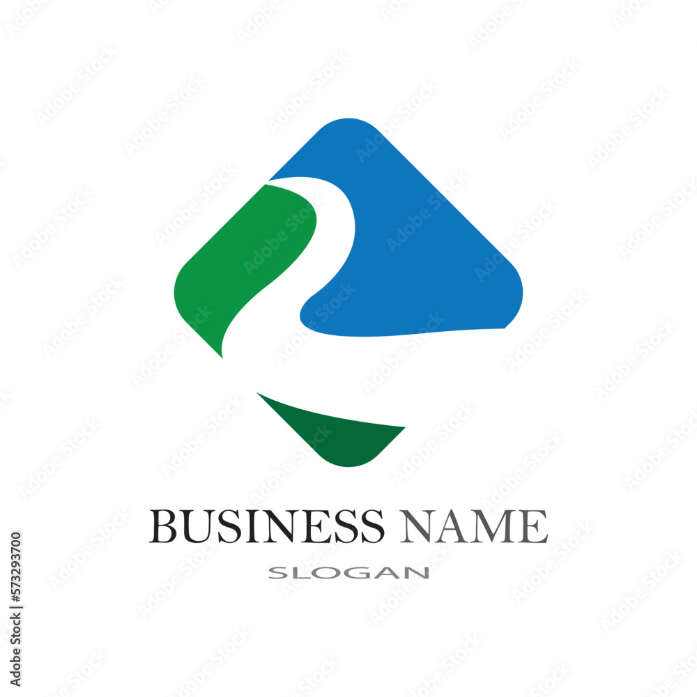 River logo business template vector illustration River logo business template vector illustration