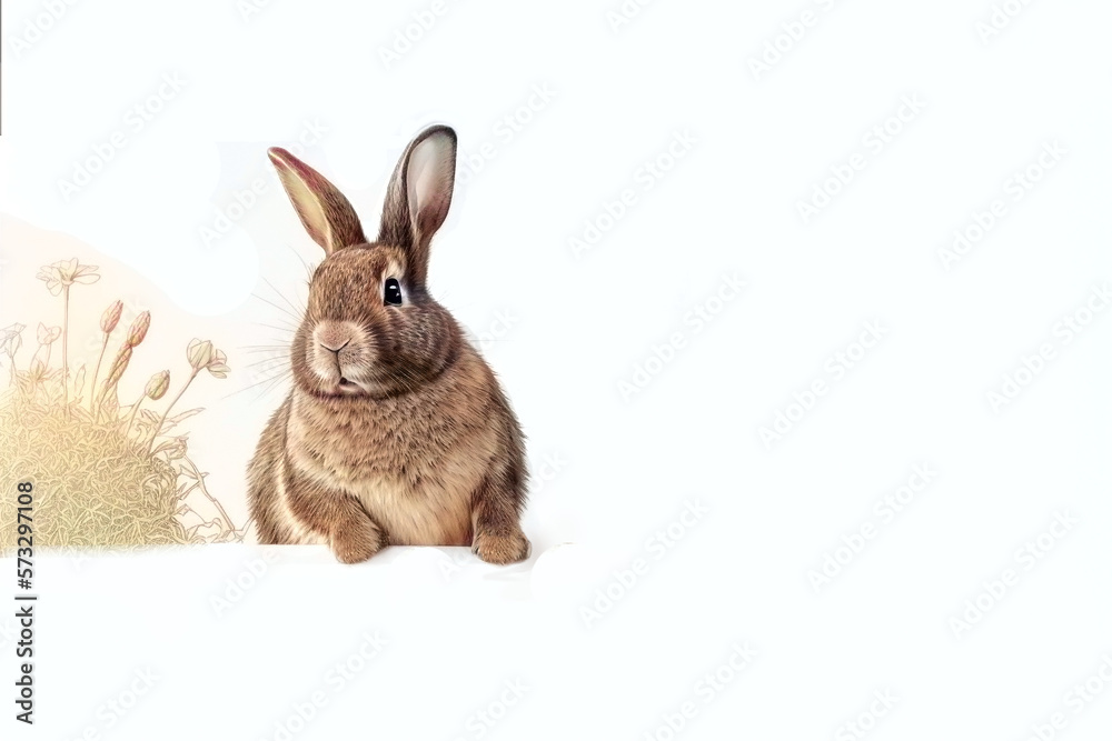 Easter bunny illustration, created using generative AI tools Easter bunny illustration, created using generative AI tools