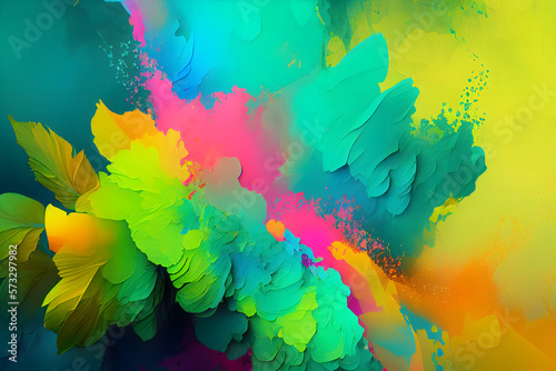 Abstract spring colors background
