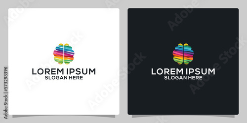 Creative Brain Logo Design Template