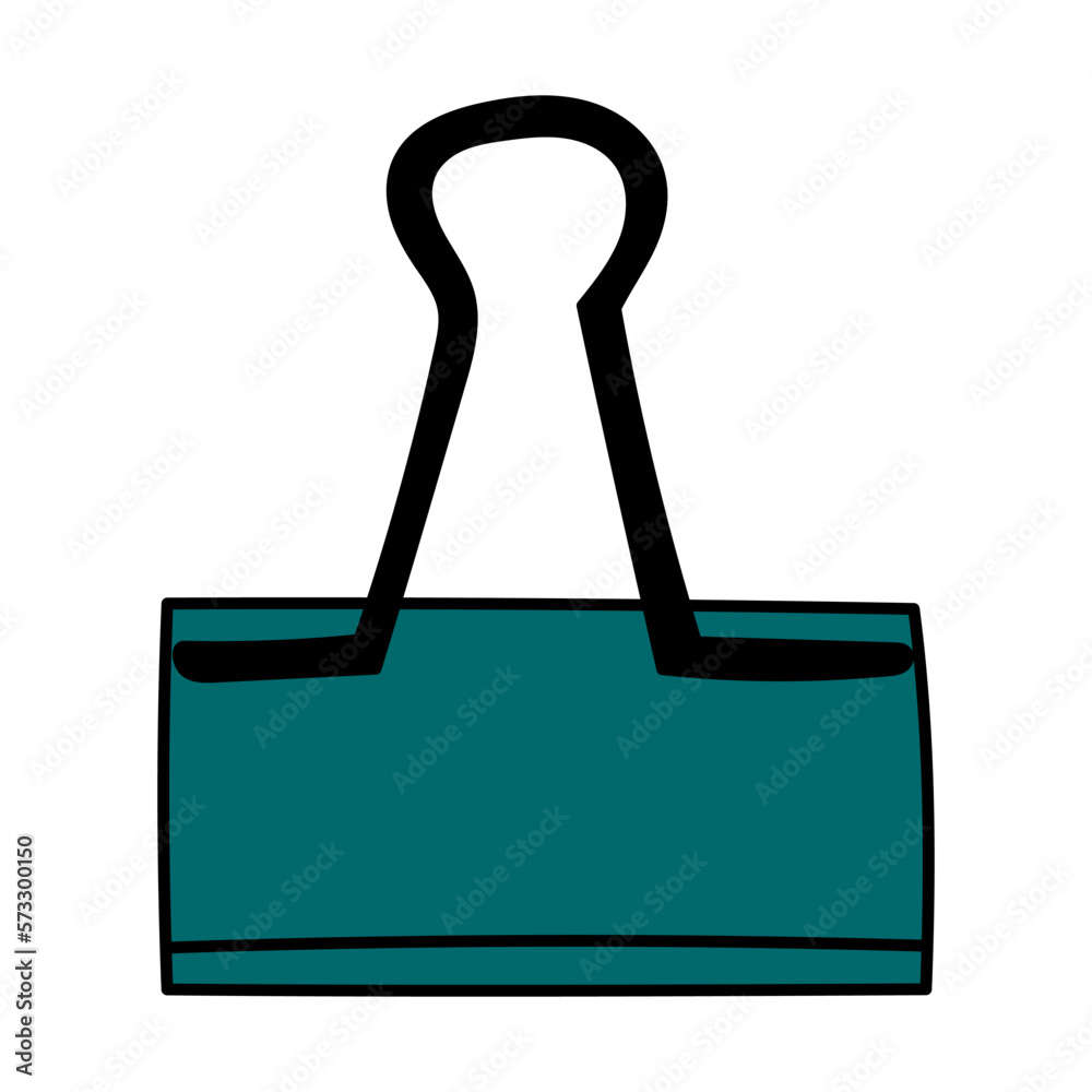 Hand Drawn Paper Clip Holder Hand Drawn Paper Clip Holder