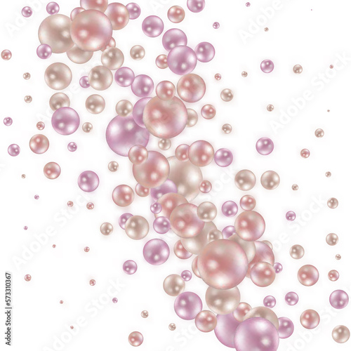 Abstract background of pearls. Vector holiday background. eps 10