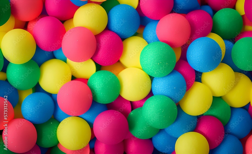 Bright backdrop with 3d colourful ball. Generated AI. Bright backdrop with 3d colourful ball. Generated AI.