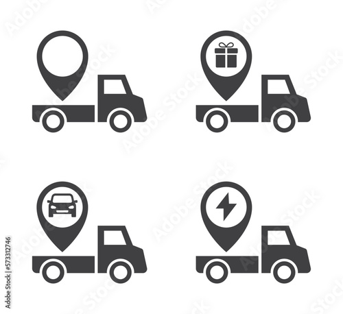 Car dilivery icon