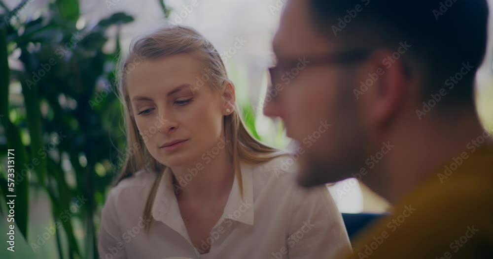 Real Estate Agent Talking with Client Business Meeting Real Estate Agent Talking with Client Business Meeting