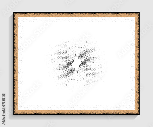 Frame for your design with abstract borders.