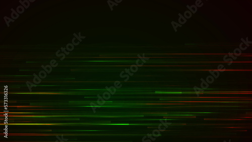 Green red neon lines abstract tech retro background