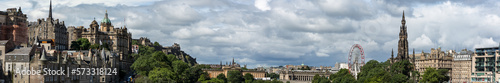 Panoramablick auf Edinburgh