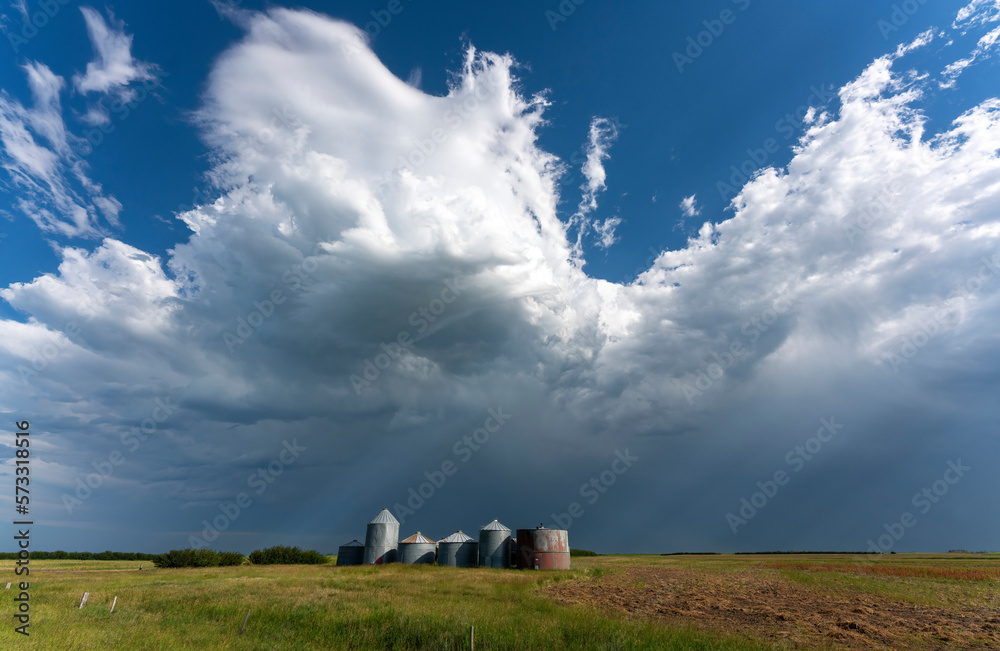 Obraz premium Prairie Storm Clouds