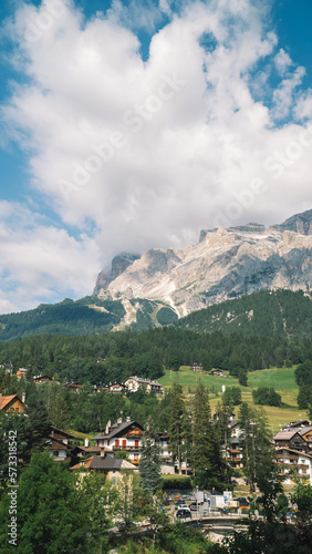 mountain village in the mountains