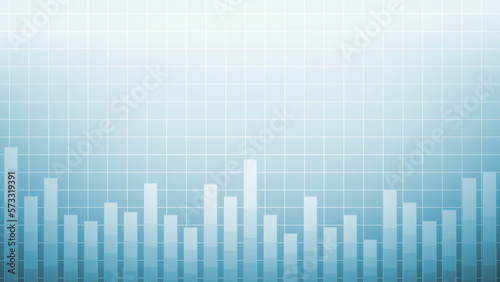 Abstract graph chart of stock market trade background. © Mama pig