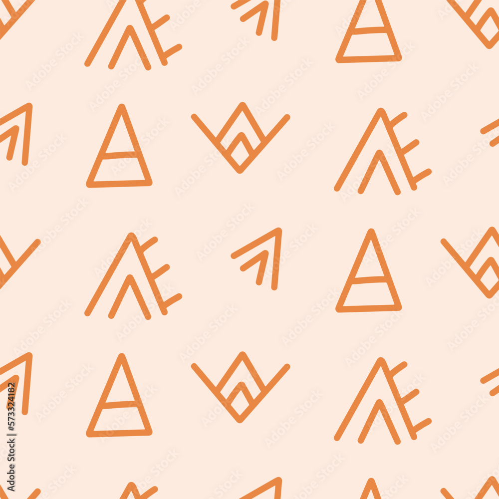 African seamless pattern. Ethnic geometric background texture African seamless pattern. Ethnic geometric background texture