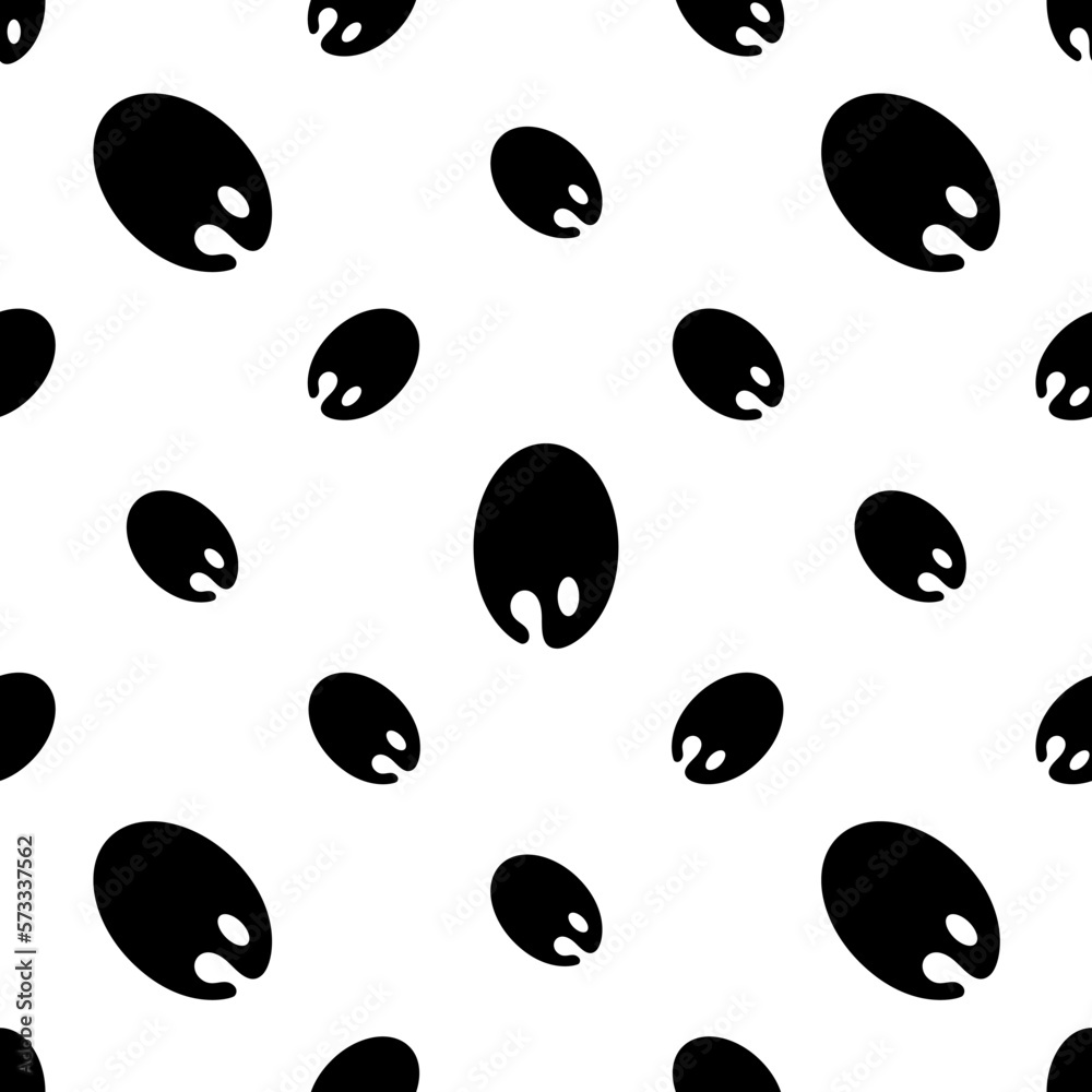 Artist Palette Icon Seamless Pattern M_2302002 Artist Palette Icon Seamless Pattern M_2302002