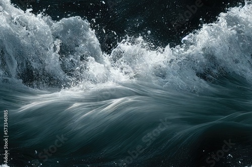 Blue Aqua Azure Ocean Sea Waves and Swirling Water Seamless Repeating Repeatable Texture Pattern Tiled Tessellation Background Image © DigitalFury