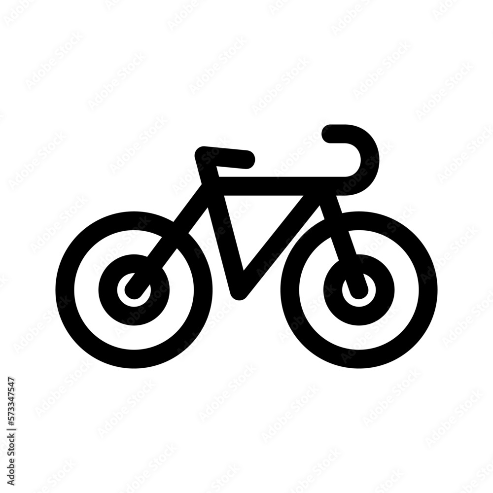 bike icon or logo isolated sign symbol vector illustration - high quality black style vector icons
