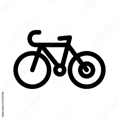 bike icon or logo isolated sign symbol vector illustration - high quality black style vector icons
 photo