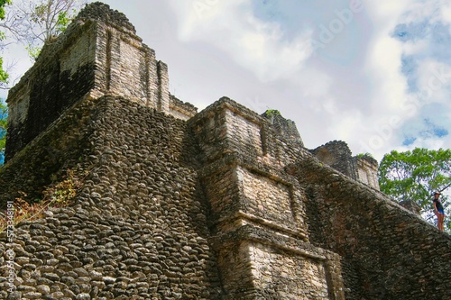 Dzibanché means “writing on wood” This name comes from large wooden lintel contained in the Temple of the Lintels that has eight glyphs carved into the quebracho wood. Quintana Roo , Mexico 11 02 2022