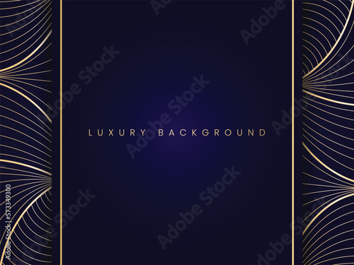 luxury royal blue and golden abstract background