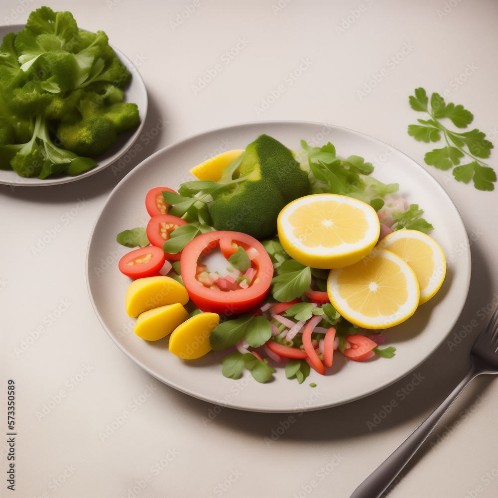 IA comida vegana, comida vegetal, comida sana, menú vegano IA comida vegana, comida vegetal, comida sana, menú vegano