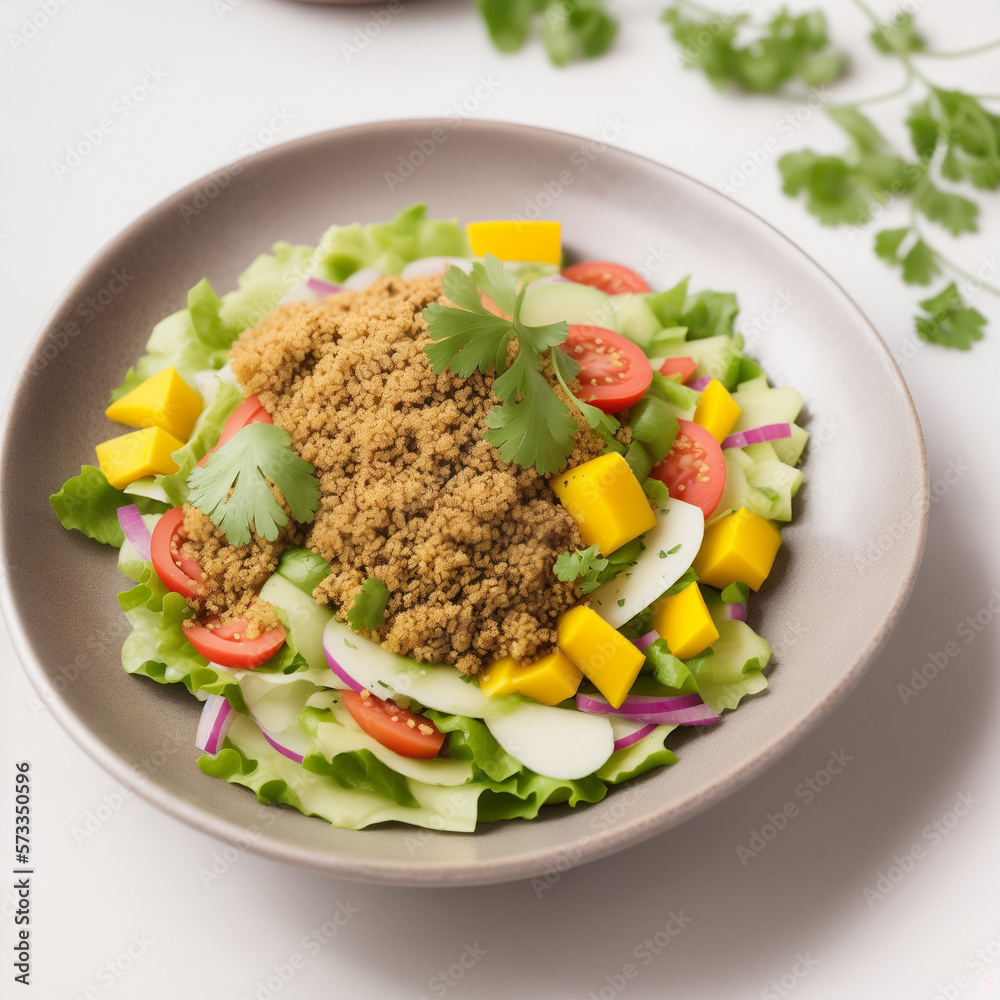 IA comida vegana, comida vegetal, comida sana, menú vegano IA comida vegana, comida vegetal, comida sana, menú vegano