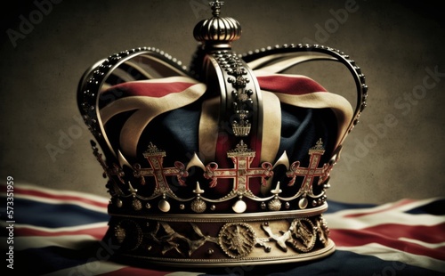 Foto Illustration of Crown Jewels of the United Kingdom