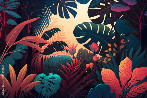 Vintage Liquid Acrylic Gradient - Perfect for Tropical Design