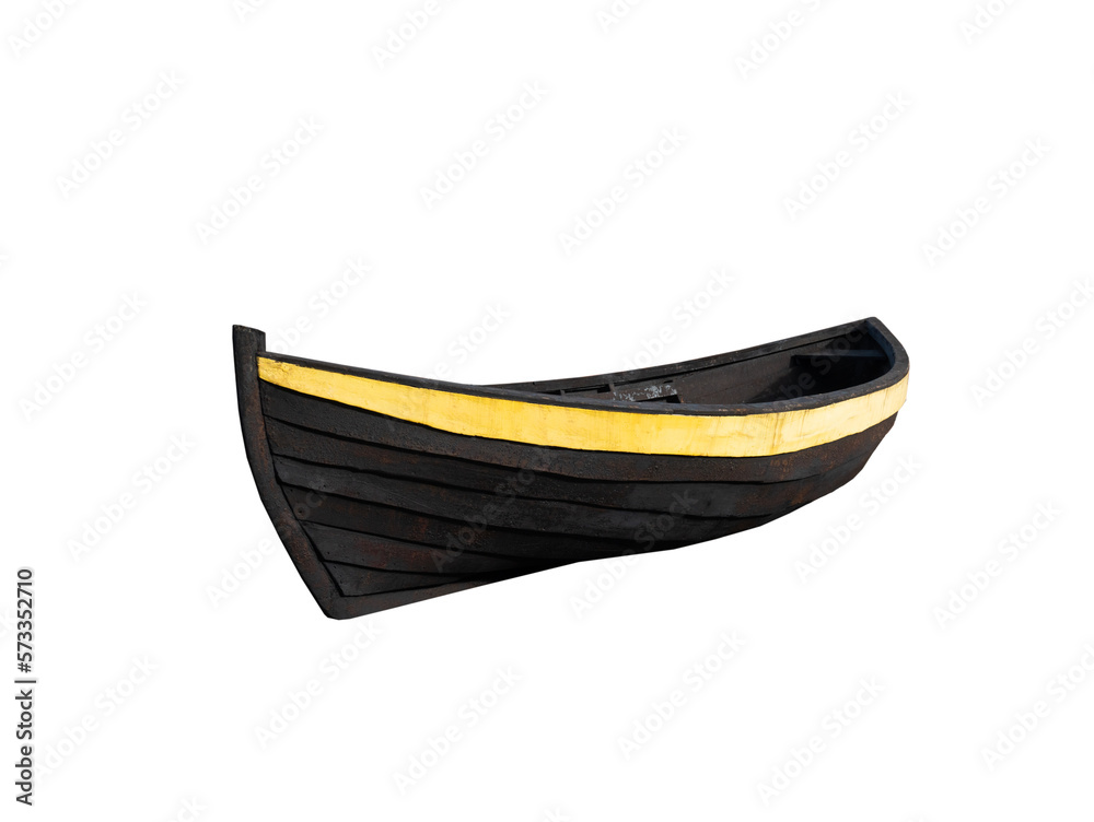 old wooden boat isolated on white background old wooden boat isolated on white background