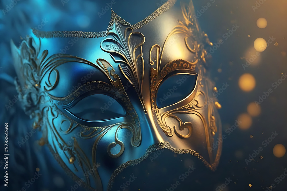 Maschera di Carnevale. Venezia. Ai generated. Maschera di Carnevale. Venezia. Ai generated.